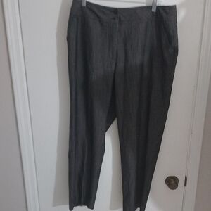 Investments Women's Gray Straight Leg Pants